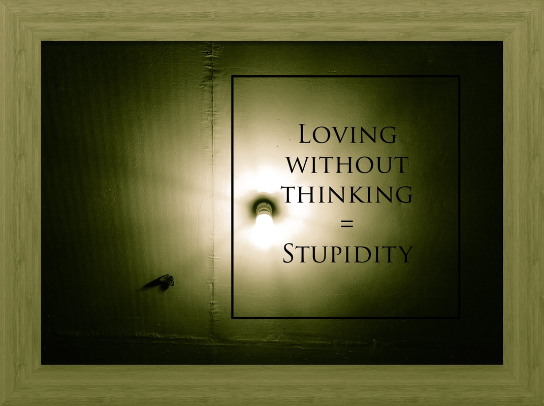 Loving Without Thinking Equals Stupidity
