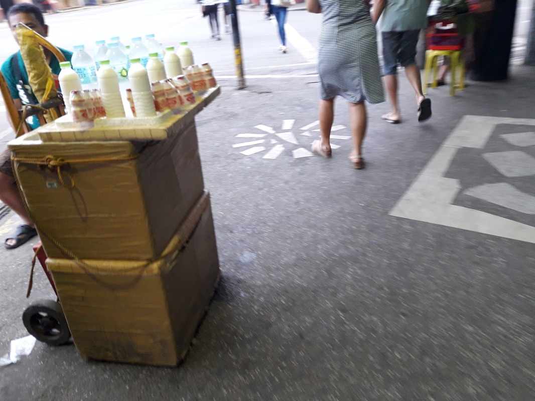Buko Juice And Bottled Water Vendor, Yakult Vendor