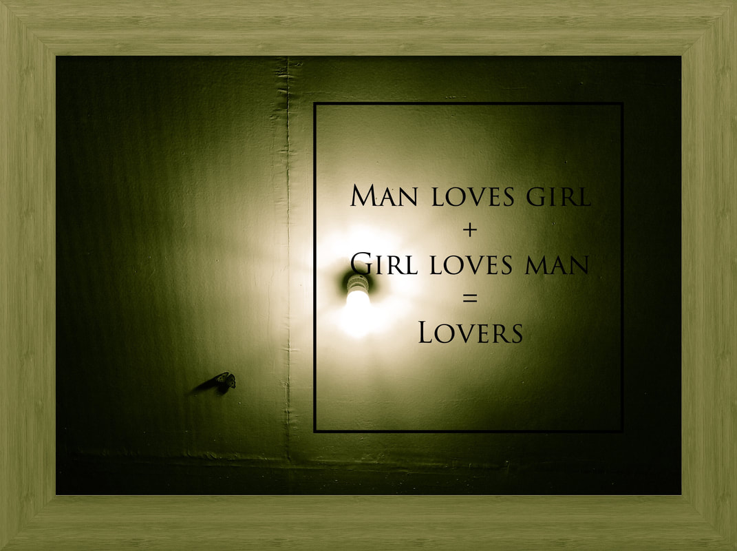 Man Loves Girl Plus Girl Loves Man Equals Lovers