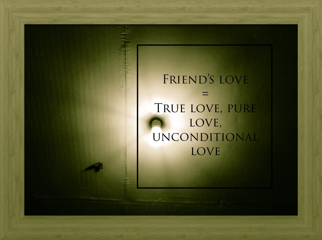 Friend's Love Equals True Love Or Pure Love Or Unconditional Love