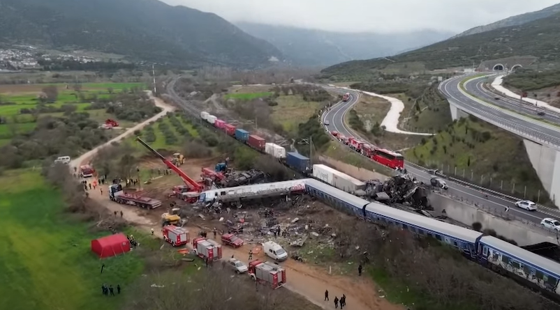 Deadly head-on train collision in Greece.