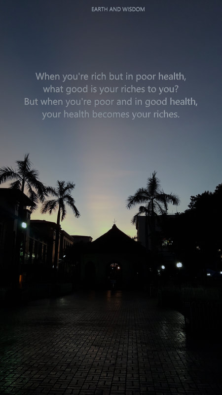 Your Health Is Your Riches, Health Is Wealth