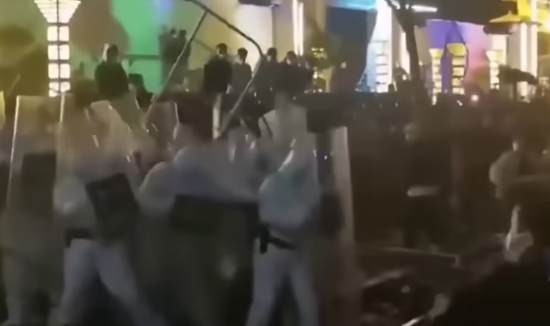 Violent Clashes between Workers and Security Forces at World's Largest iPhone Factory