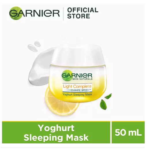 Garnier Light Complete Yoghurt Sleeping Mask 50mL [Whitening]