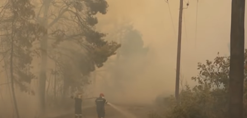 Multinational Task Force Battles Greek Wildfires