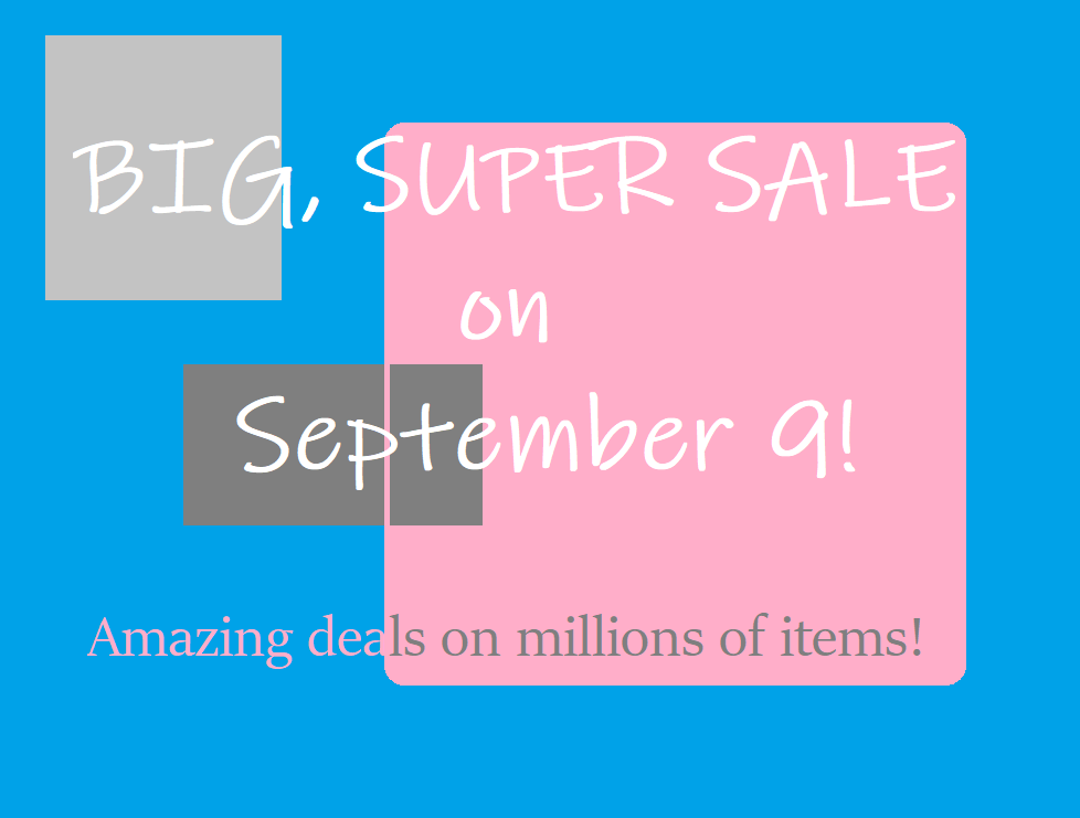 September 9 Super Sale Online