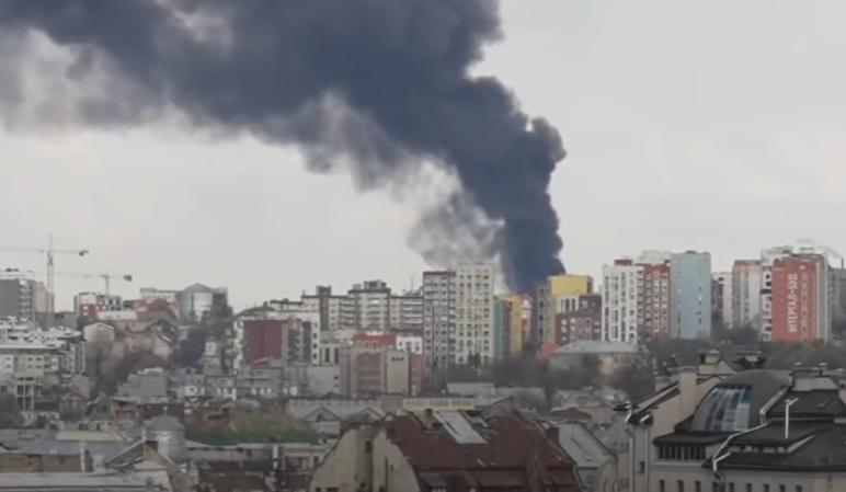 Missiles hit Lviv in Ukraine's west.