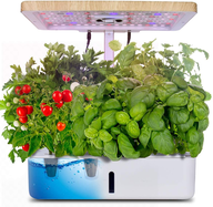 Moistenland Hydroponics Growing System,Indoor Herb Garden Starter Kit