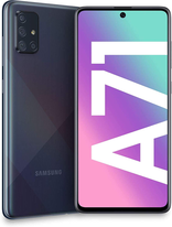 Samsung Galaxy A71 A715F 128GB Dual-SIM GSM Unlocked Phone (International Variant/US Compatible LTE) - Prism Crush Black