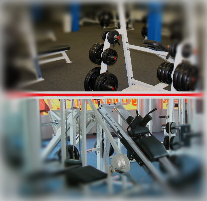 Gym With Workout Equipments