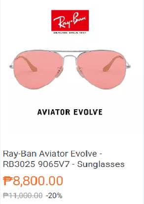 Ray-Ban Aviator Evolve - RB3025 9065V7 - Sunglasses