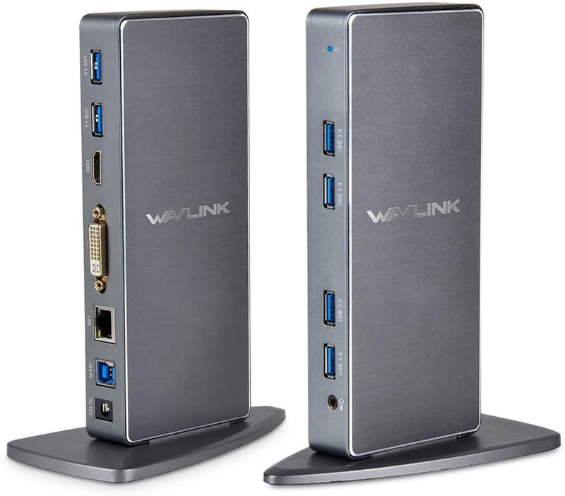 WAVLINK Aluminum USB 3.0 Universal Laptop Docking Station